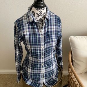 Banana Republic Soft Wash Plaid